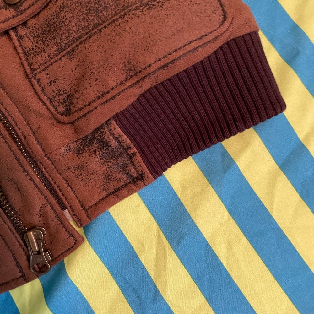 Gap Kids Rugged Leather Jacket - Picture 5 of 6